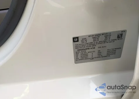 2015 GMC Yukon Denali z USA, uszkodzony, nr VIN 1GKS2CKJ2FR114746